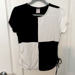 NWOT- Side Drawstring Top